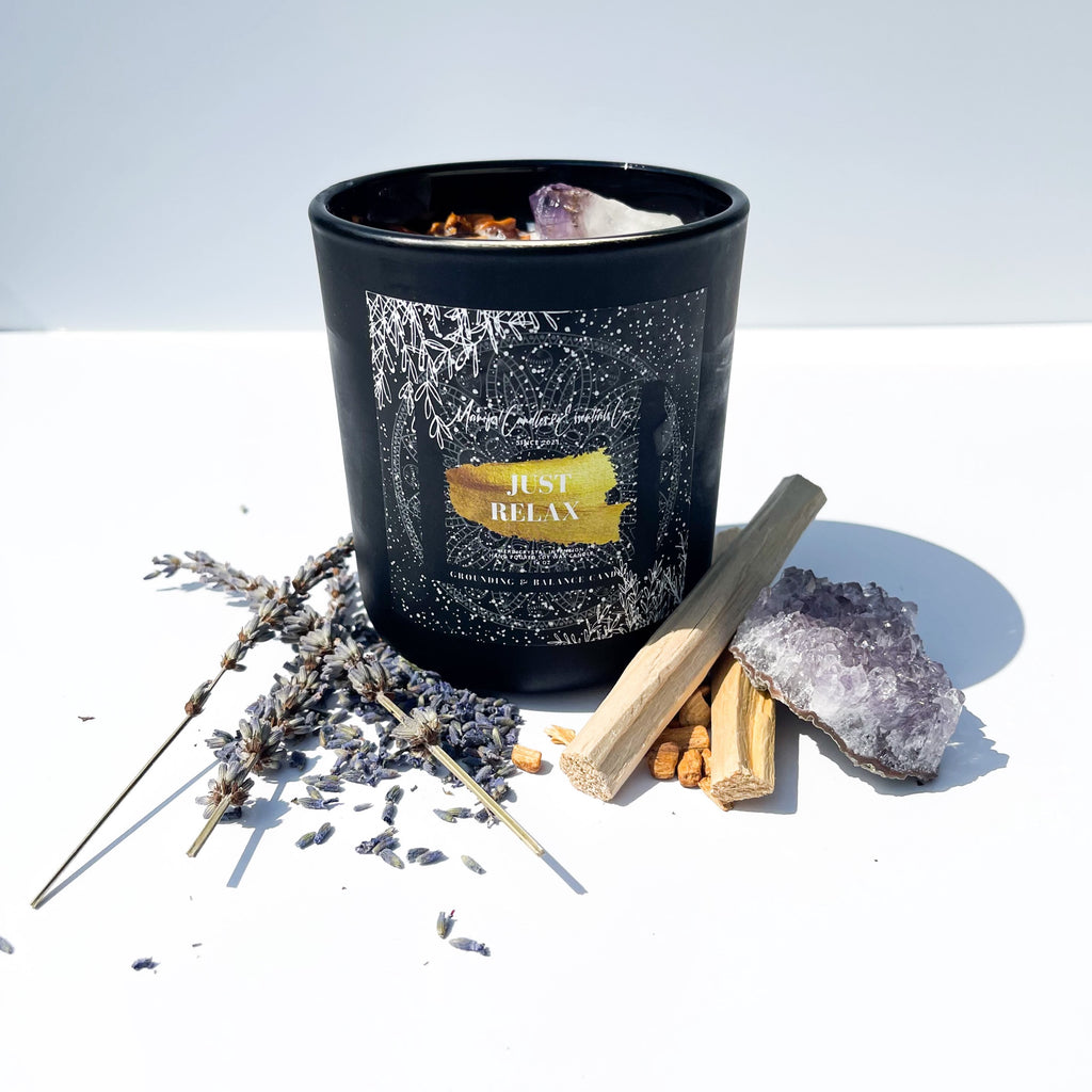 14 oz Just Relax Intention Candle